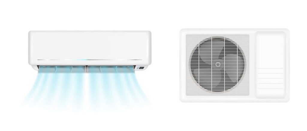 diferença condensadora evaporadora do ar-condicionado