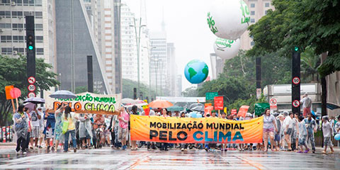 Marcha pelo Clima em São Paulo