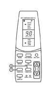 Controle Remoto Split Hi Wall Everest York - WebArCondicionado