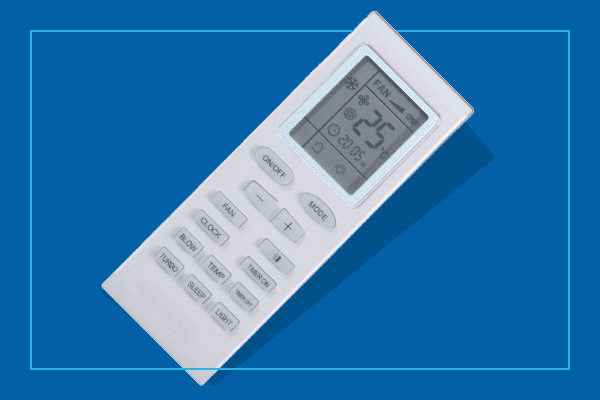 Como faço para usar o controle remoto do meu ar condicionado