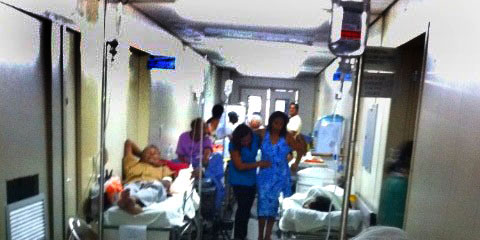 Falta de ar condicionado em hospital de Natal dificulta tratamento dos pacientes