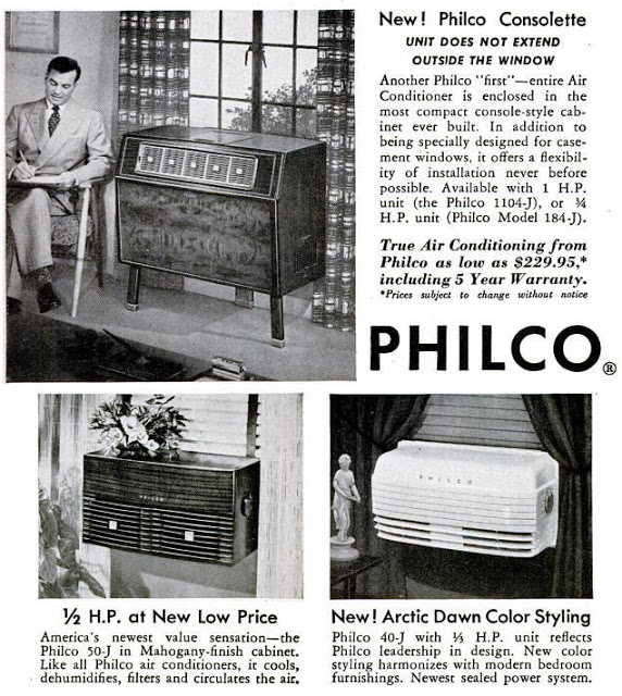 A sequência mostra a evolução dos aparelhos fabricados pela Philco