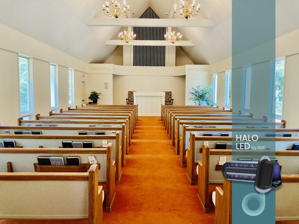 Halo Led em igrejas beneficia a saúde