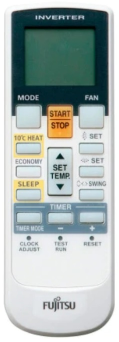 CONTROLE REMOTO PARA AR CONDICIONADO SPLIT FUJITSU AR-JE4 / AR-JE5