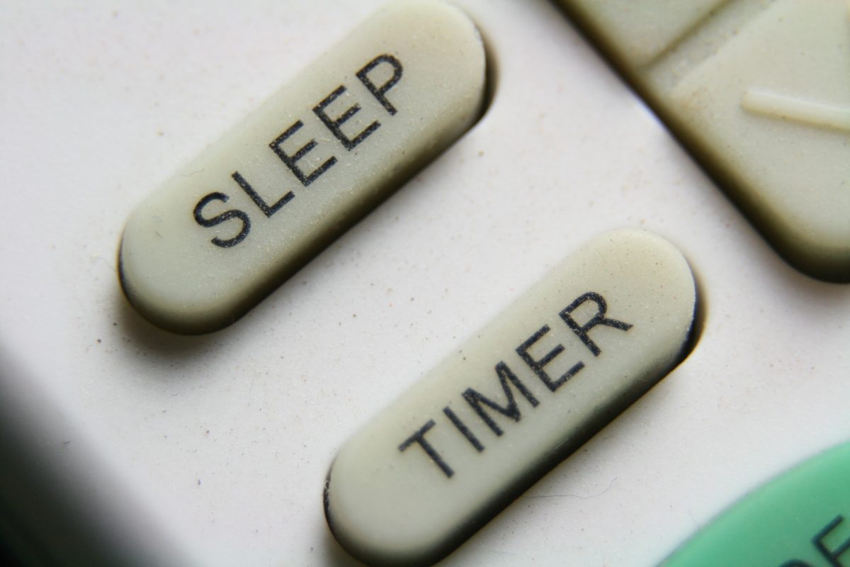 sleep timer do ar-condicionado